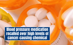Blood pressure medication recalled over high levels of cancer-causing chemical